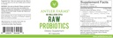 Antler Farms - Raw Probiotics for Digestive Health 60 Billion CFU, 60 Capsules - Prebiotics & Probiotics with Digestive Enzymes, 100% Vegan, Non-GMO, Shelf-Stable for Women & Men