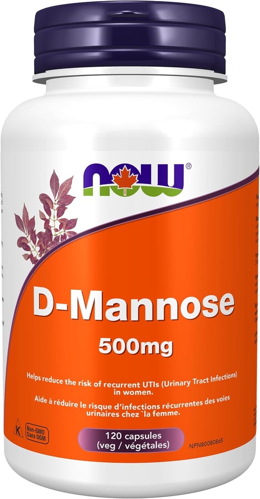 NOW FOODS Dmannose 500mg, 120 CT