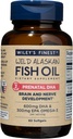 Wiley's Finest Wild Alaskan Fish Oil Prenatal DHA - 900mg EPA and DHA Omega-3s for Pregnant Women and Nursing Mothers - 60 Softgels (30 Prenatal Vitamin Servings)