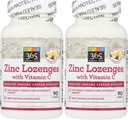 365 Everyday Value, Zinc Lozenge with Vitamin C, 90 ct (Pack of 2)