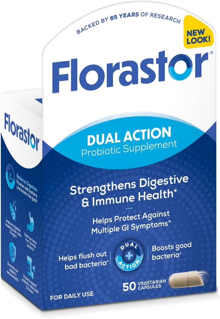 Florastor® Dual Action Probiotic Supplement