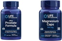 Life Extension Ultra Prostate Formula & Magnesium Caps, 500 mg, Magnesium Oxide, Citrate, Succinate, Heart Health, Healthy Bones, Metabolism Support, 100 Vegetarian Capsules
