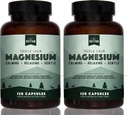Natural Rhythm Triple Calm Magnesium 150 mg - 2 Pack – Magnesium Supplement with Magnesium Glycinate, Malate, and Taurate. Calming Blend for Promoting Rest and Relaxation - 120 Count Bottles