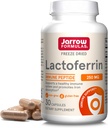 Jarrow Formulas Lactoferrin Supplements 250 mg - Immune-Supporting Glycoprotein for Healthy Immune System Support & Iron Absorption - Freeze Dried, Gluten Free, Non-GMO - 30 Capsules (Servings)