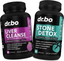 Liver Cleanse & Stone Detox Support Supplement - Liver Kidney Cleanse Detox, Gallbladder Formula - Stone Breaker Chanca Piedra, Natural Gallstones Kidney Stones Dissolver Supplements