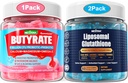 Product Image Butyrate Gummies with Probiotic + Prebiotic + Postbiotic+Liposomal Glutathione Gummies