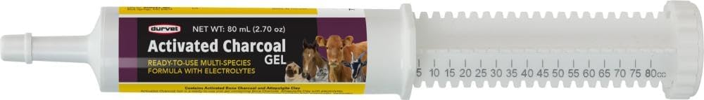Durvet Activated Bone Charcoal Gel 80ml 2.70 oz