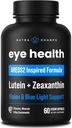 AREDS 2 Eye Vitamins | Lutein & Zeaxanthin Supplement | AREDS2 Plus Multivitamin Eye Health Supplement with Carotenoids, Bilberry Extract | Vitamins for Dry Eyes & Vision Health | 60 Vegan Capsules