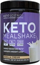 Keto Science Ketogenic Meal Shake Vanilla Dietary Supplement, Keto Protein, Rich in MCTs and Protein, Packed with Collagen, Vitamins and Minerals, Keto and Paleo Friendly, Weight Loss, (14 servings), 20.49 Oz