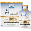 ProT Gold Liquid Collagen Protein Shot, 17g Clear Protein Nano-Hydrolyzed Grass Fed Collagen, 2g Arginine for Wound Support, Gluten Free, Sugar Free, 0g Carbs, Orange Creme, 1 fl oz, 24 Pack