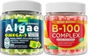 Vegan Omega 3 Gummies+ Vitamin B100 Complex Gummies