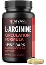 L-Arginine 1800mg and Pine Bark Extract 100mg - Nitric Oxide Supplement for Men - Performance Supplement for Men's Health - 90 Count - Endurance, Recovery Support - Vegan, Non-GMO Capsules
