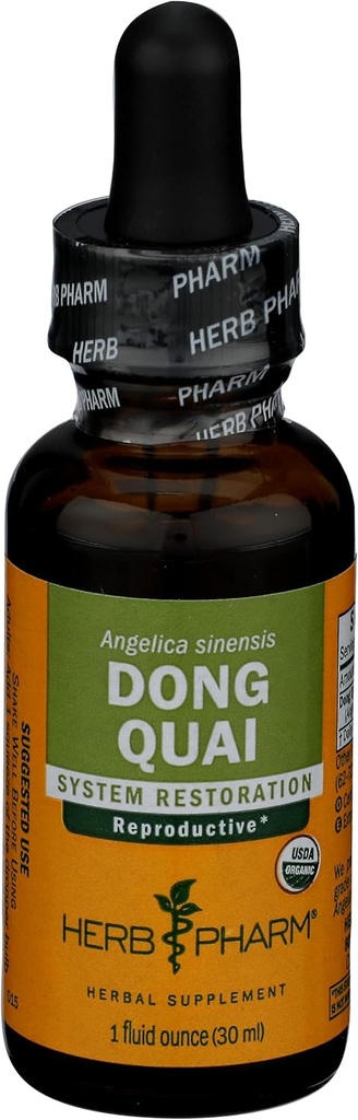 Herb Pharm Dong Quai Liquid Extract for Female Reproductive System Support, 1 Fl Oz