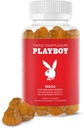 Playboy - Maca Root Gummies for Women and Men (60 Count - Peach Flavored) - Boost Sexual Vitality, Libido, Fertility - Supplement - 100% Natural, Vegan Non GMO - 4:1 Extract Maca Peruana