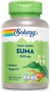SOLARAY Suma Root 500mg | Adaptogenic Herb for Healthy Stress & Immune Function Support | Naturally Plant Sterols | Non-GMO & Vegan | 100 VegCaps
