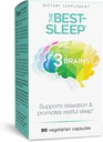 Natural Factors 3 Brains, The Best-Sleep, Supports Relaxation & Restful Sleep, Vegan, 90 Capsules