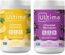 Ultima Replenisher Electrolyte Powder Drink Mix Bundle – Sugar Free – Lemonade and Grape, 90 Servings – Hydration Powder - 6 Key Electrolytes and Trace Minerals – Keto Friendly, Non-GMO