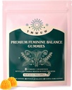 Premium Feminine Balance Gummies, Immune Support,Vegan, Gluten-Free,Hawaiian Pineapple,for Women’s Health & Wellness,60 Gummies - 30 Servings (1)