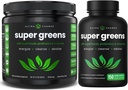 NutraChamps Super Greens Powder & Super Greens Capsules