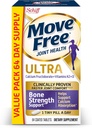 Vitamins D & K2 + Calcium Fructoborate Ultra Bone Strength Support* Tablets, Move Free (64 Count in A Box), Clinically Proven Faster Joint Comfort٭ǂ¹² in Just 1 Tiny Pill Per Day