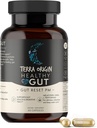 TERRA ORIGIN Healthy Gut Reset PM | 60 Veggie Capsules | Natural Sleep Aid Supplement for Sleep & Wake Cycles | GABA, L-Theanine, Melatonin, L-Glutamine, Licorice Root, Slippery Elm Root
