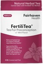 Fairhaven Health FertiliTea | Organic Fertility Tea for Women to Support Reproductive Health* | Prenatal Herbal Tea to Support Menstrual Cycle & Hormone Balance* | Contains Vitex | Mint | 60 Servings