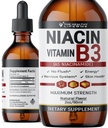 Vitamin B3 Niacinamide Liquid | 20mg Serving 60 Days Supply | Vitamin B Liquid Drops | 2oz Clear