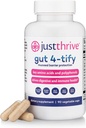 Just Thrive Gut 4-tify - Gut Health Supplements for Women and Men - Anti Bloat, 90 Vegetable Capsules