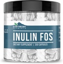 Earthborn Elements Inulin FOS 200 Capsules, Pure & Undiluted, No Additives