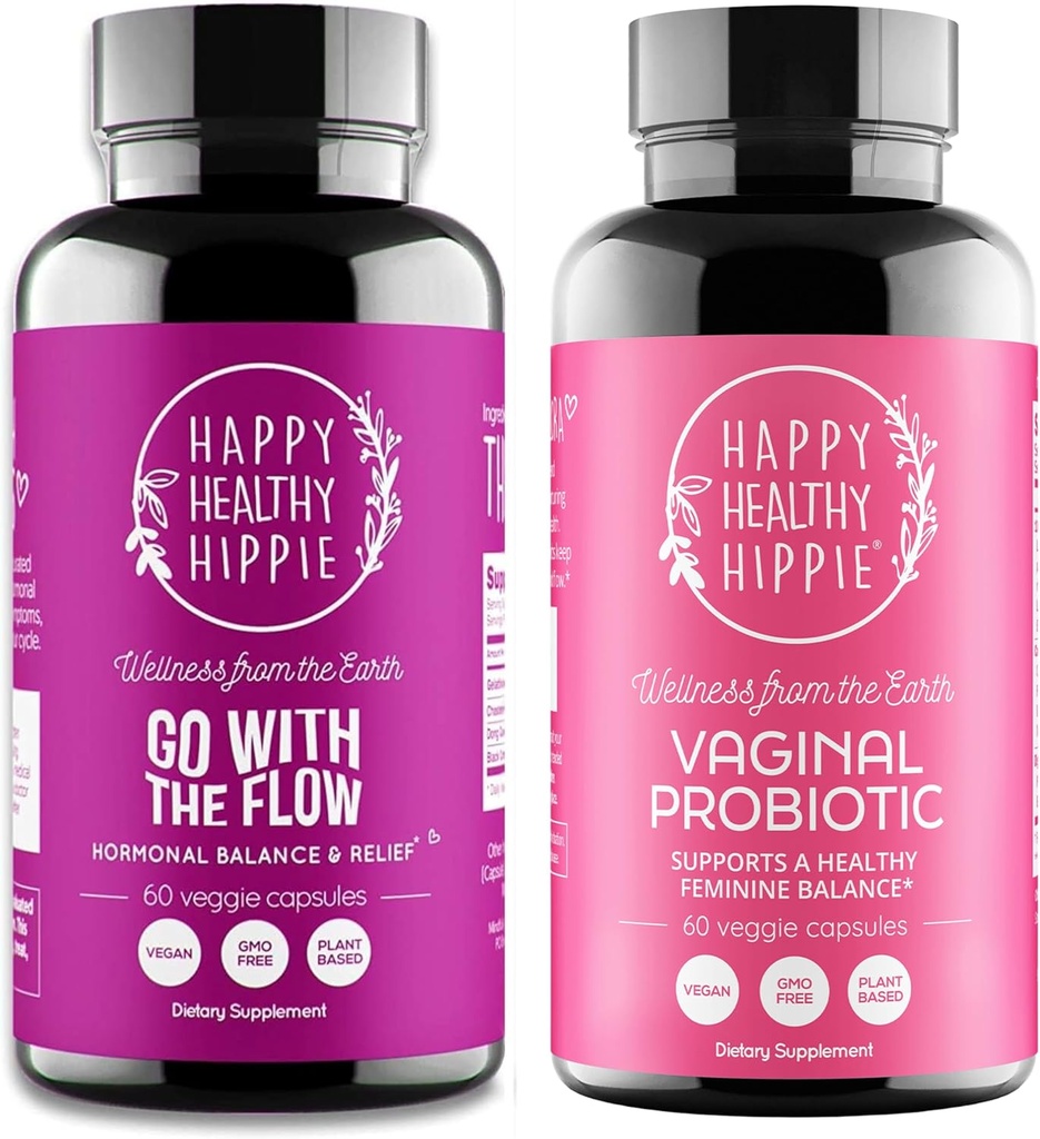 Happy Healthy Hippie Vaginal Probiotics for Women & Hormone Balance for Women