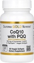 California Gold Nutrition CoQ10 with PQQ, Ubiquinone USP, Tapioca Veggie Softgel with Sunflower Lecithin, 100 mg, 60 Veggie Softgel