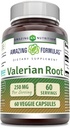 Amazing Formulas Valerian Root 4:1 Extract Supplement | 250 Mg | 1000 Mg Equivalent | 60 Veggie Capsules | Non-GMO | Gluten Free | Made in USA