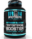 Iron Brothers Estrogen Balance & Testosterone Support for Men – Indole-3-Carbinol (I3C), Tribulus & Grape Seed Extract – Hormone Regulation, Lean Muscle Hardness & PCT Support – 60 Vegan Capsules