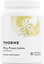 THORNE - Whey Protein Isolate - 21 Grams of Easy-to-Digest Whey Protein Powder - NSF Certified for Sport - Vanilla - 29.5 Ounces - 30 Servings