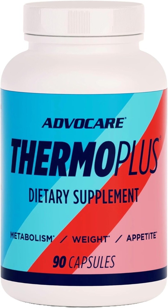 AdvoCare ThermoPlus Vitamin & Herbal Dietary Supplement - Supports Healthy Metabolism* - Contains Thiamine, Sage Extract & Oolong Tea Extract - 90 Capsules