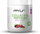 M+S Collagen Peptides Powder with Vitamin C and Hyaluronic Acid, Improves Elasticity, Hair, Skin, Nails and Joint – Sugar Free, 1.29 Lb (Berries Flavor)