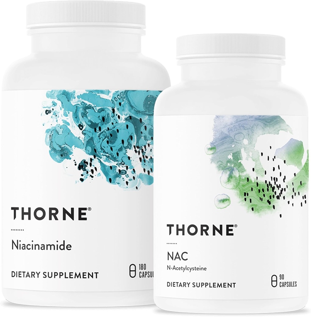 THORNE - Immune & Joint Support Bundle - NAC & Niacinamide - 30 to 90 Servings