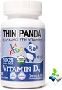 Lil' Kids Organic Vitamin D3 Supplement | 100% Of Your RDA | For Strong Bones & Healthy Immunity | Unique Twist & Mix Design | GMO Gluten Vegan & Taste Free | For Toddlers Ages 3 & Under | 90 Servings