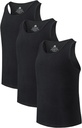 DAVID ARCHY Men's Tank Top Bamboo Rayon Undershirts Tank Shirt Moisture-Wicking A-Shirt for Men, 3 or 5 Pack