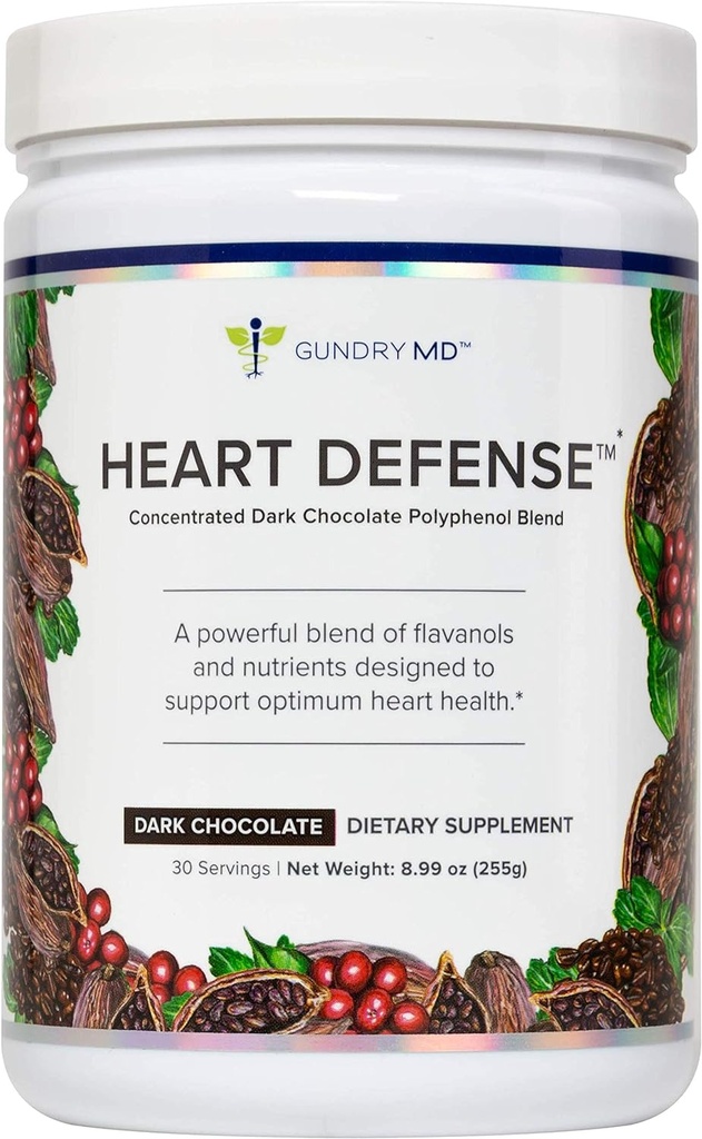 Gundry MD® Heart Defense™ Concentrated Dark Chocolate Polyphenol Blend, 30 Servings
