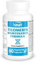 Supersmart - Telomeres Maintenance Formula (High Potency) - with Polyphenols, Catechins, EGCG, D-Gamma-Tocotrienols - Telomeres Supplement | Non-GMO & Gluten Free - 60 Vegetarian Capsules