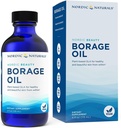 Nordic Naturals Nordic Beauty Borage Oil, Unflavored - 4 Ounces - Borage Seed Oil, Unique Omega-6 for Healthy and Hydrated Skin, 480 Milligrams of GLA - Non-GMO - Vegan, 48 Servings
