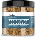 Earthborn Elements Red Clover, 200 Capsules, Pure & Undiluted, No Additives