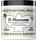 Complete Natural Products Organic D-Mannose Powder - 2000mg (2 Grams) - Non-GMO - Vegan Friendly - Urinary Tract Flush & Treatment - Bladder Cleanse & Urinary Tract Health Supplement