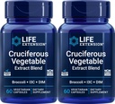 Life Extension Triple Action Cruciferous Vegetable Extract, 60 Vegetarian Capsules (Pack of 2)