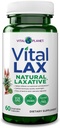 Vital Planet - Vital Lax Natural Laxative Cleanse Supplement for Occasional Constipation, with Magnesium Hydroxide, Slippery Elm, Aloe, and Triphala to Support Bowel Regularity 60 Capsules