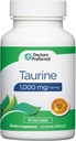 DOCTORS' PREFERRED Taurine Supplement - 1,000 mg/Serving | 60 Vegan Capsules