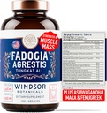 Fadogia Agrestis and Tongkat Ali Supplement - Fadogia Agrestis 600mg, 500mg Longjack Tongkat Ali for Men, Maca Root, Fenugreek, Ashwagandha, Saw Palmetto to Support Energy, Stamina, Vitality - 120Caps
