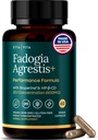 Organic Fadogia Agrestis 600mg for Natural Test Support (2X More Pure - 3X More Absorbent) Athlete Approved - Supports Muscle Growth & Recovery, Healthy Energy Levels, Drive, Stamina & Mood - 60ct