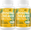 L-Theanine 800mg Supplement with GABA and Magnesium Glycinate - Natural Compound, Sleep and Relaxation (120 Softgels)